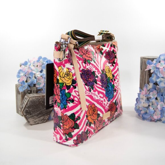 Consuela Frutti Floral Downtown Crossbody Bag NWT - Picture 3 of 8